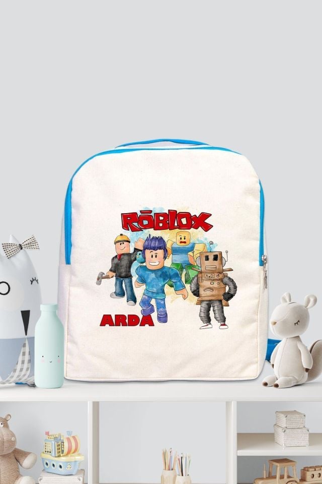 0-7 Yaş Erkek Çocuk Sırt Çantası Anaokulu Kreş Çantası Roblox