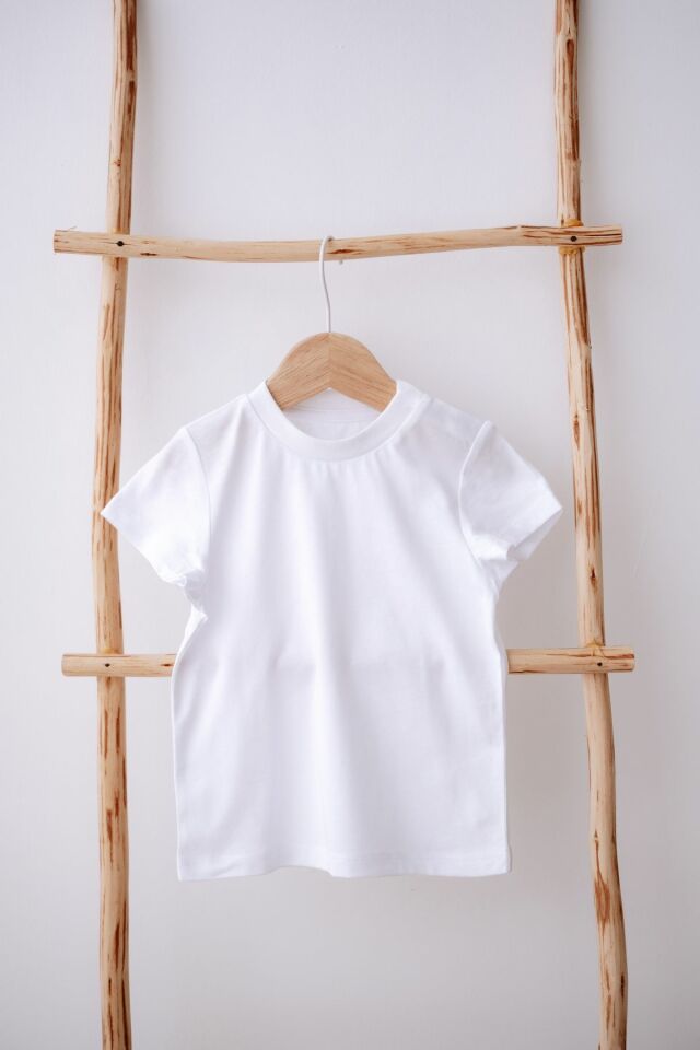 %100 Pamuk Kız Çocuk Regular Kısa Kollu T-shirt 2 YAŞ