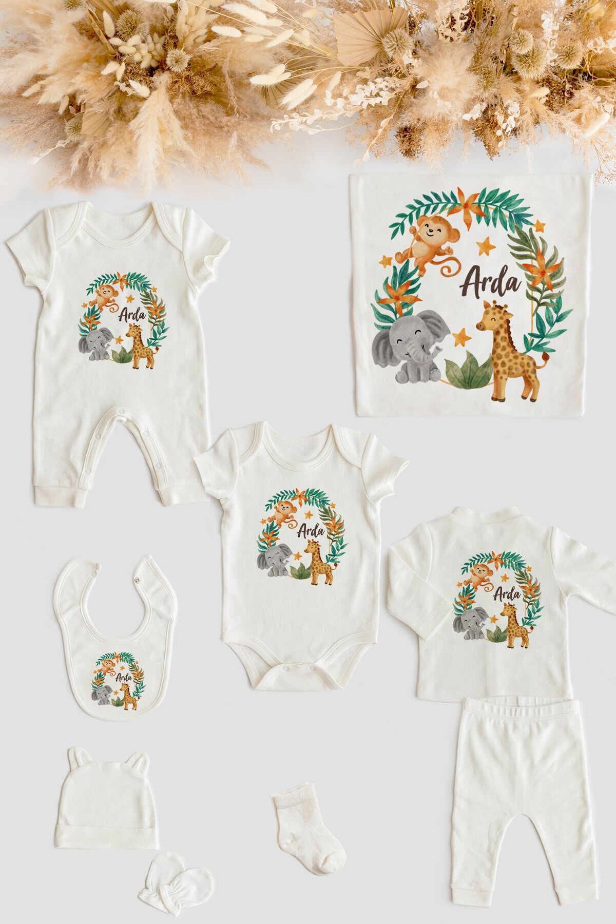 %100 Organik Isme Özel 10lu Hastane Çıkışı