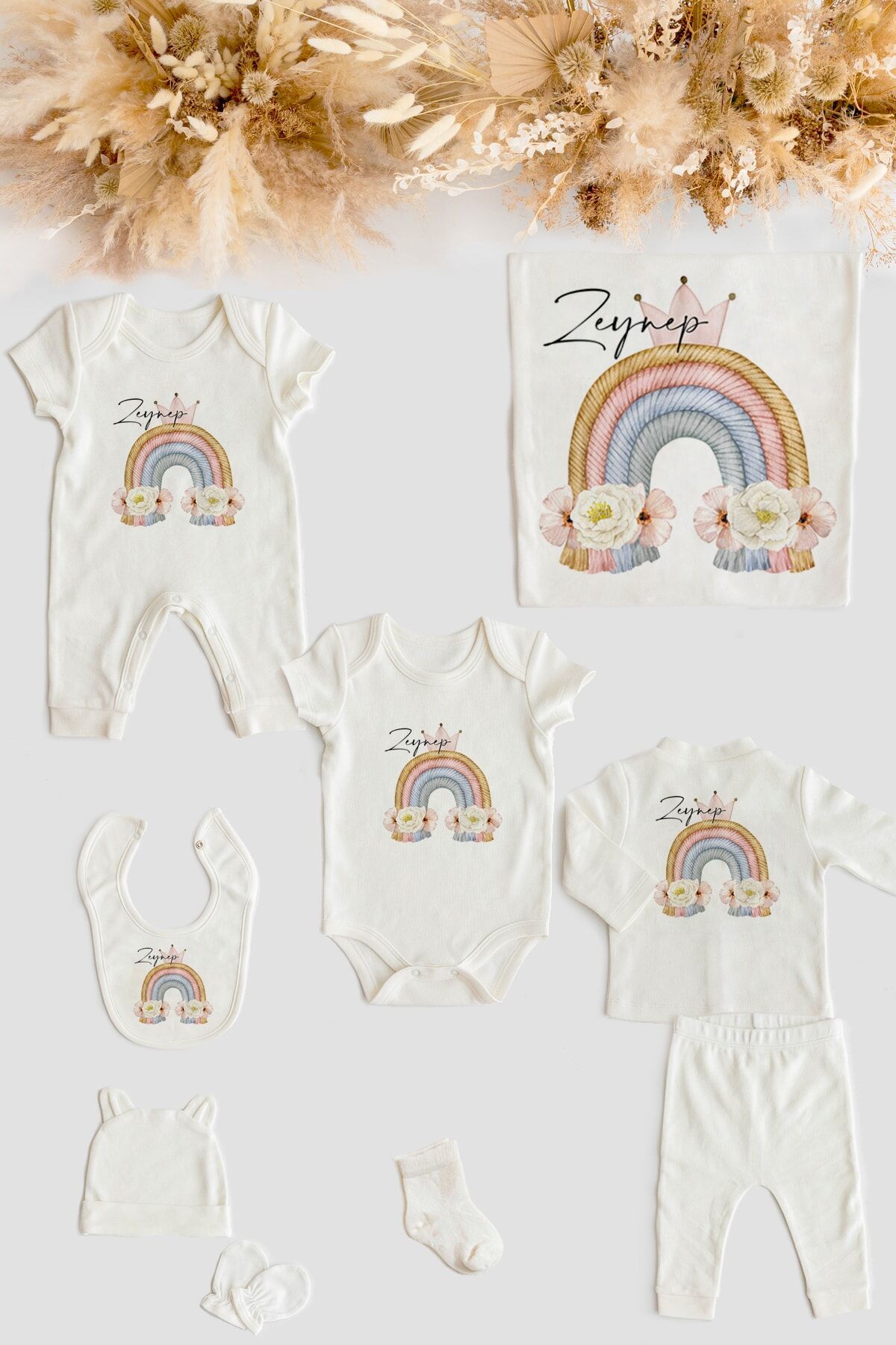 %100 Organik Isme Özel 10lu Hastane Çıkışı