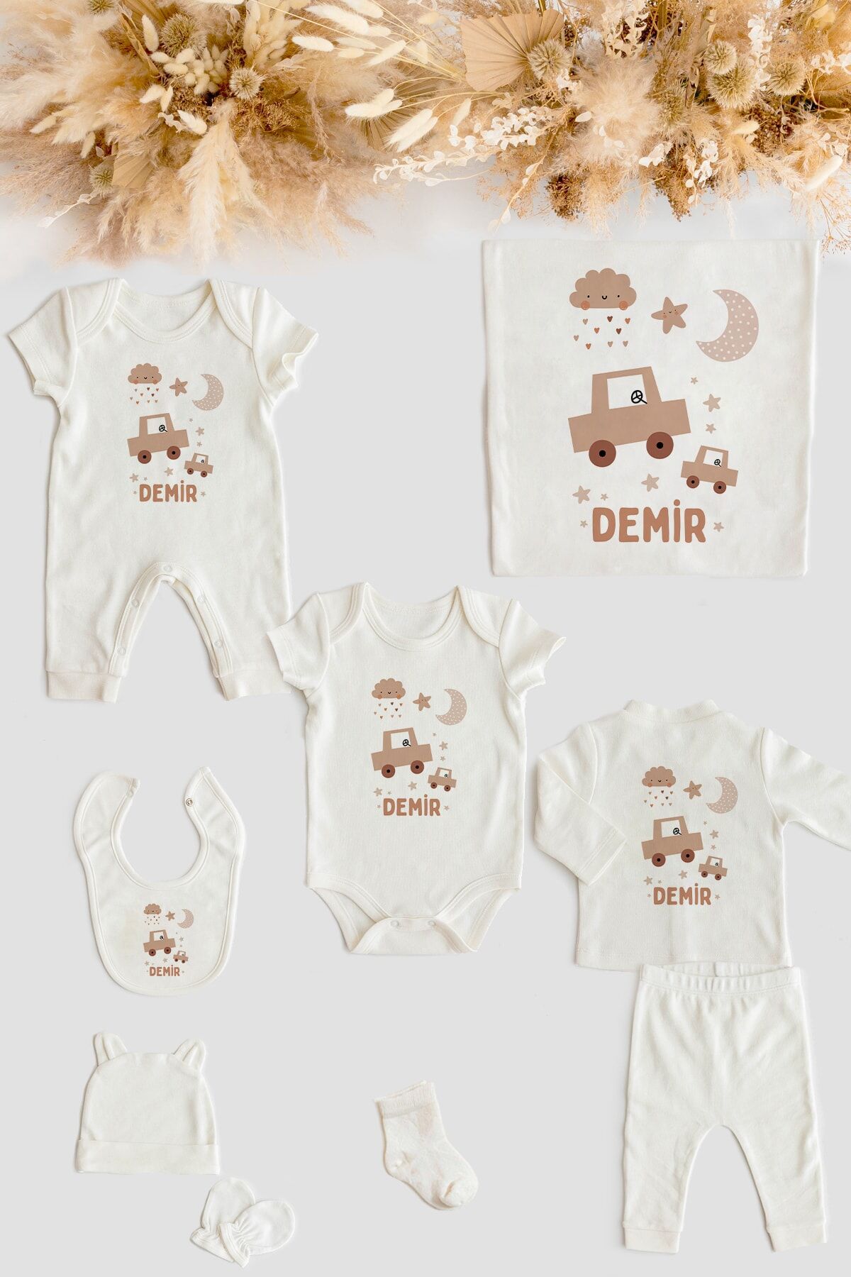 %100 Organik Isme Özel 10lu Hastane Çıkışı