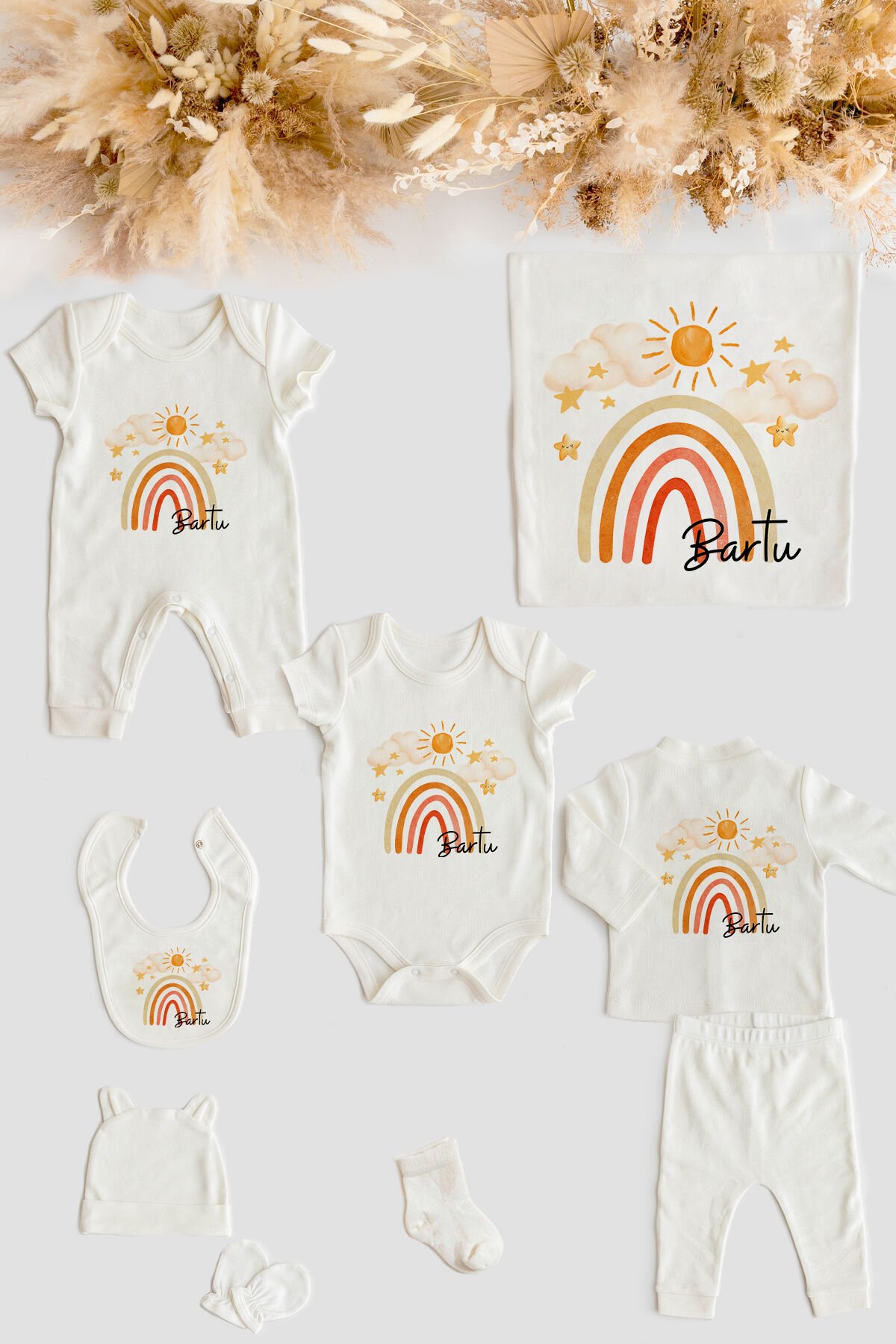 %100 Organik Isme Özel 10lu Hastane Çıkışı