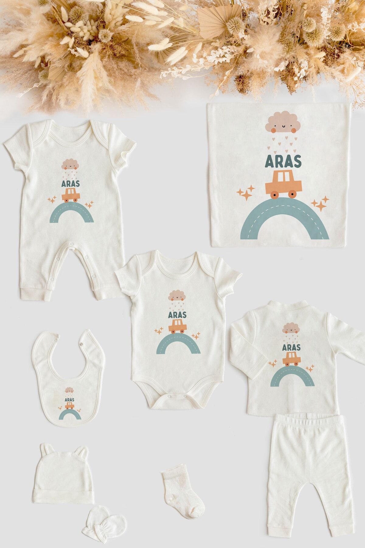 %100 Organik Isme Özel 10lu Hastane Çıkışı