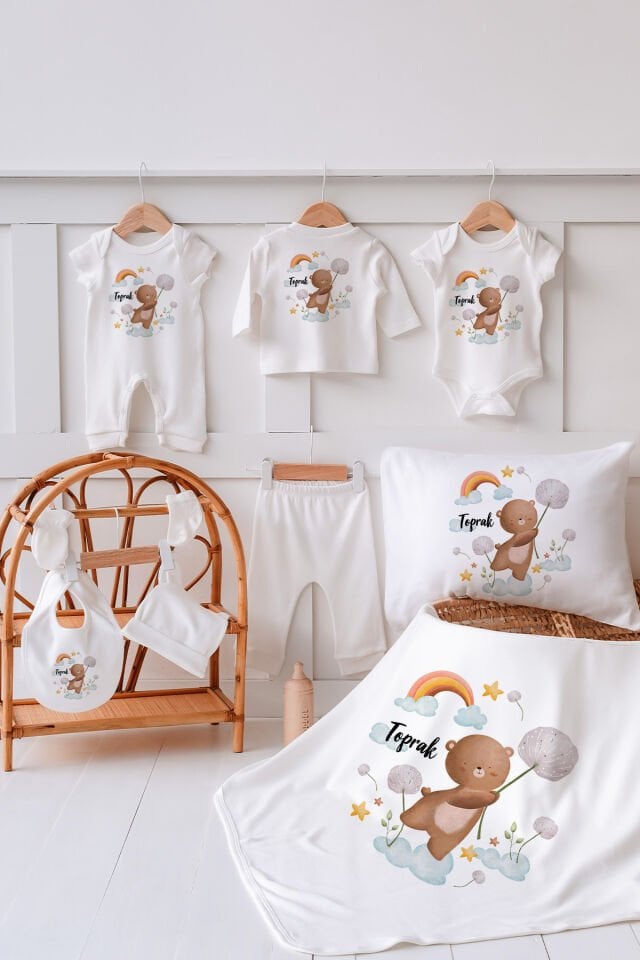 %100 Organik Isme Özel 10lu Hastane Çıkışı