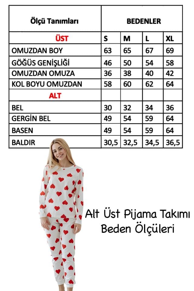 %100 Pamuk Kalpli Kadın Pijama Takımı