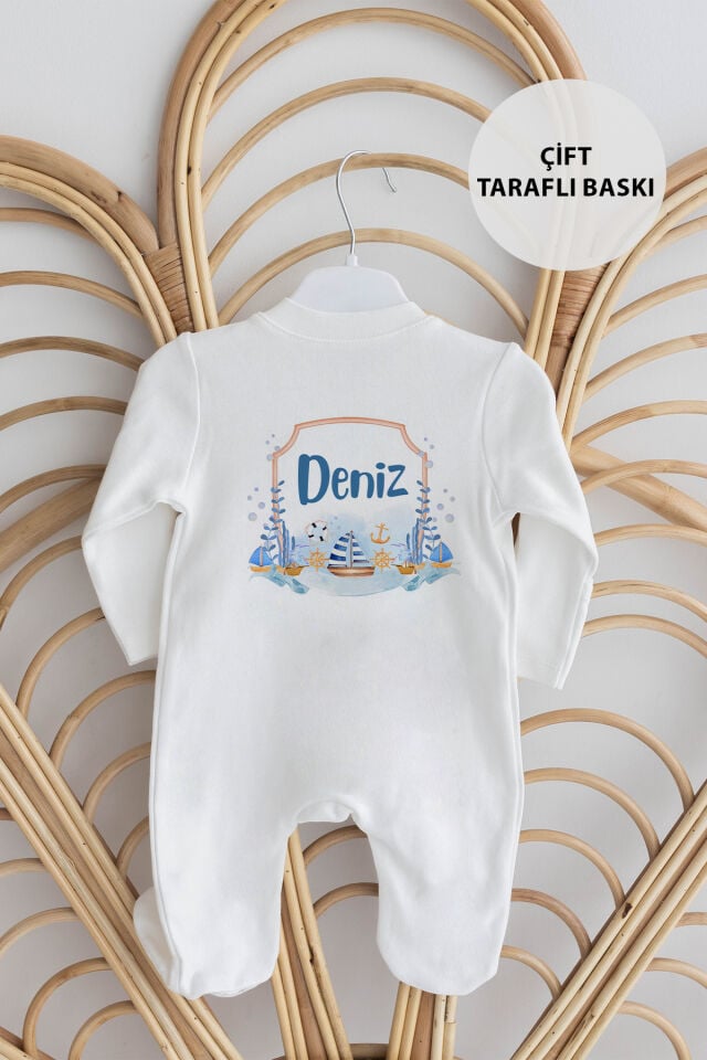 %100 Organik İsme Özel 10lu Hastane Çıkışı Denizci