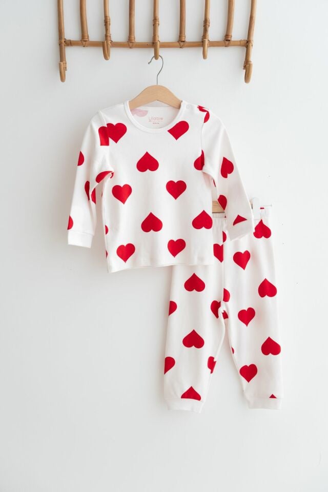 %100 Pamuk Kalpli Çocuk Pijama Takımı