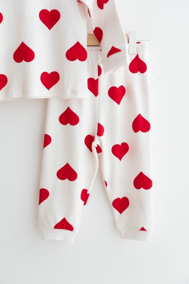 %100 Pamuk Kalpli Çocuk Pijama Takımı