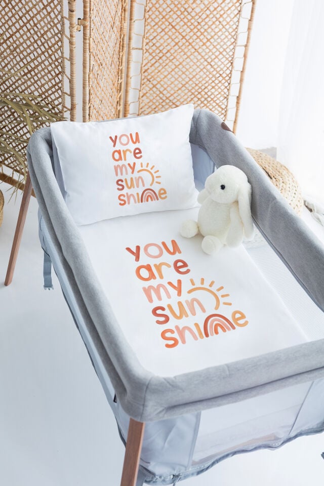İsme Özel 70x120 Park Yatak Nevresim Takımı Parıltı