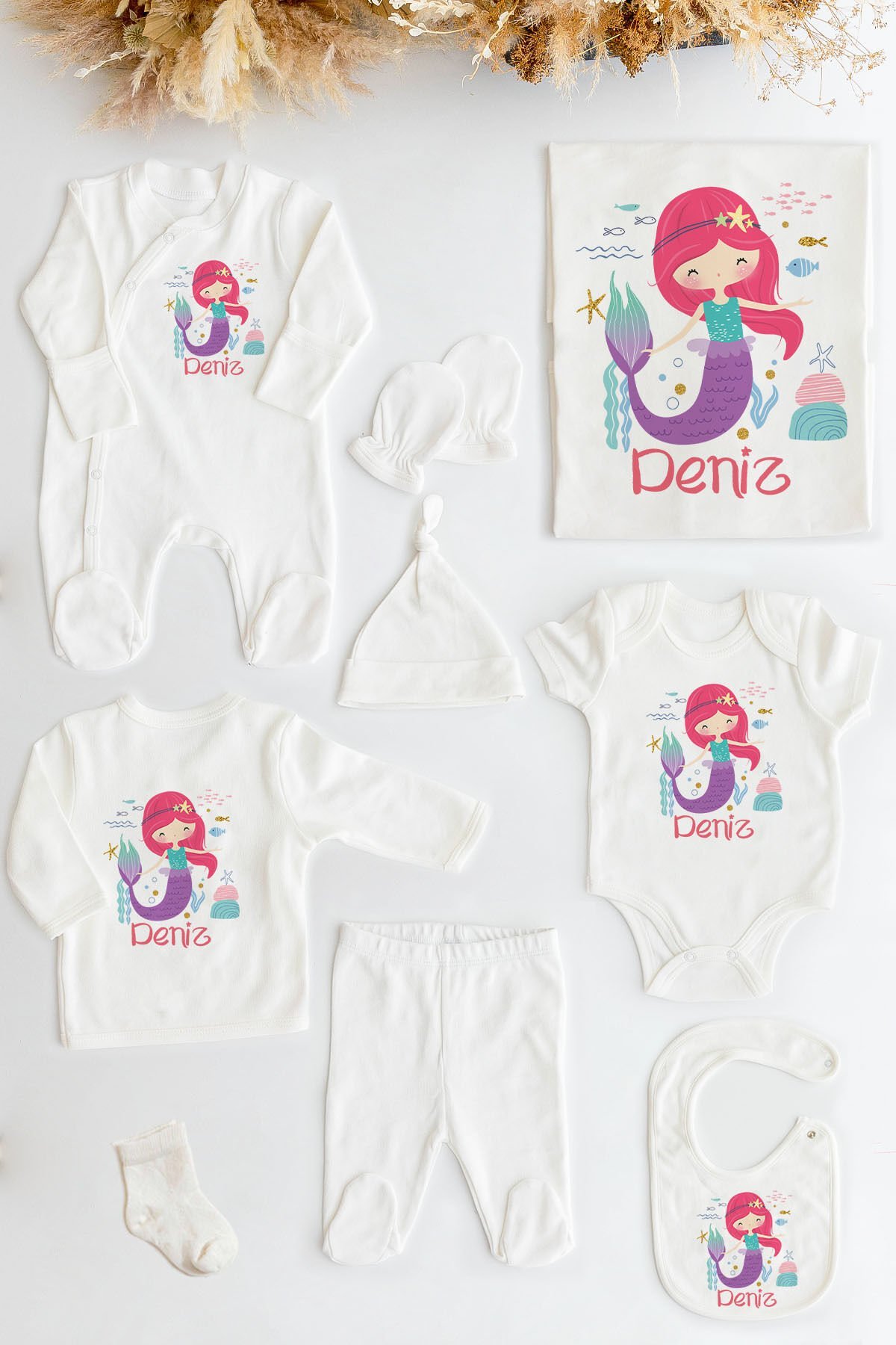 %100 Organik Isme Özel 10lu Hastane Çıkışı