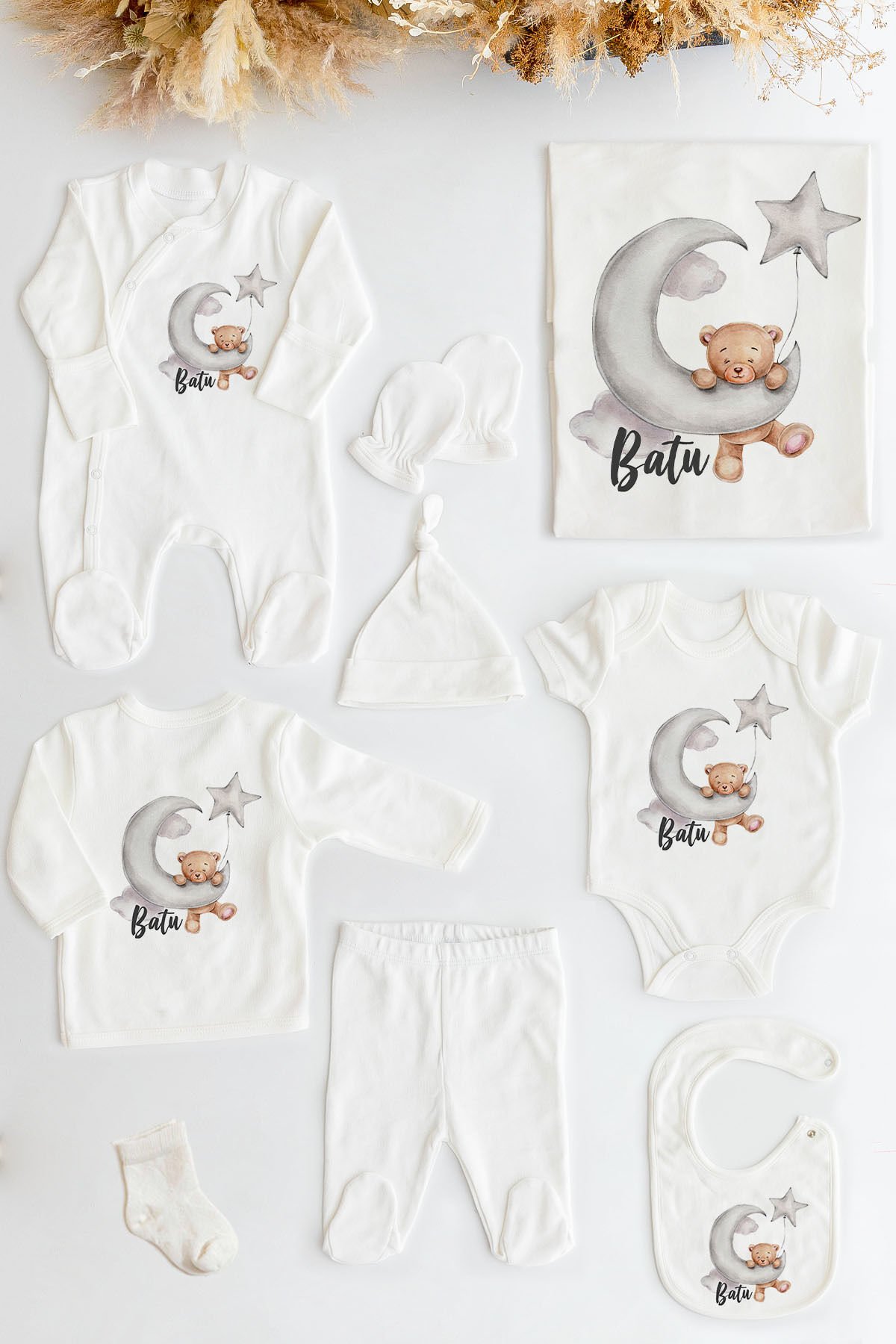 %100 Organik Isme Özel 10lu Hastane Çıkışı